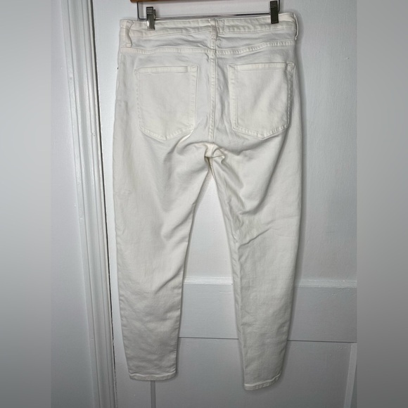 EVERLANE Mid Rise Skinny Women's White Jeans - Picture 11 of 11